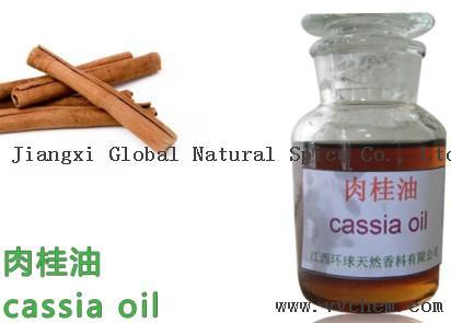 Natural spice oil of cinnamon oil,cassia oil,CAS No. 8007-80-5