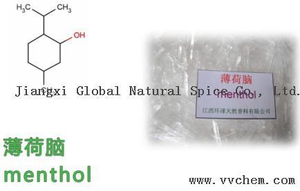 Monomer essential oil of Natural Menthol Crystal M,Hexahydrothymol,CAS: 89-78-1