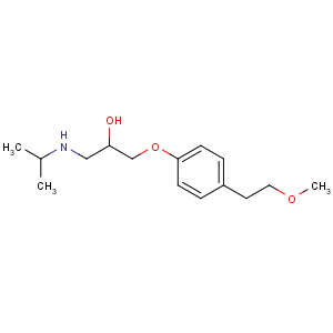 CAS No:37350-58-6;51384-51-1 1-[4-(2-methoxyethyl)phenoxy]-3-(propan-2-ylamino)propan-2-ol