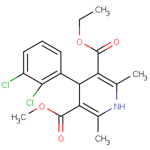 CAS No:72509-76-3;86189-69-7 5-O-ethyl 3-O-methyl<br />4-(2,3-dichlorophenyl)-2,6-dimethyl-1,4-dihydropyridine-3,<br />5-dicarboxylate