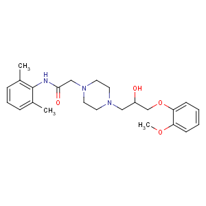 CAS No:95635-55-5;110445-25-5;142387-99-3 N-(2,<br />6-dimethylphenyl)-2-[4-[2-hydroxy-3-(2-methoxyphenoxy)propyl]piperazin-<br />1-yl]acetamide