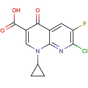 CAS No:100361-18-0;96568-07-9 7-chloro-1-cyclopropyl-6-fluoro-4-oxo-1,8-naphthyridine-3-carboxylic<br />acid