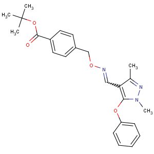 CAS No:111812-58-9;134098-61-6 tert-butyl<br />4-[[(E)-(1,<br />3-dimethyl-5-phenoxypyrazol-4-yl)methylideneamino]oxymethyl]benzoate