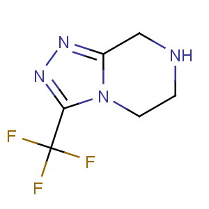 CAS No:486460-21-3;762240-92-6 3-(trifluoromethyl)-5,6,7,8-tetrahydro-[1,2,4]triazolo[4,3-a]pyrazine