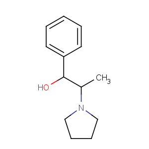 CAS No:56571-91-6;123620-80-4 (1S,2R)-1-phenyl-2-pyrrolidin-1-ylpropan-1-ol