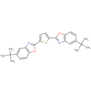 CAS No:7128-64-5;12224-40-7 5-tert-butyl-2-[5-(5-tert-butyl-1,3-benzoxazol-2-yl)thiophen-2-yl]-1,<br />3-benzoxazole