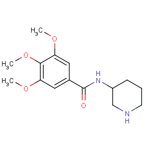 CAS No:30751-05-4;99777-81-8 3,4,5-trimethoxy-N-piperidin-3-ylbenzamide