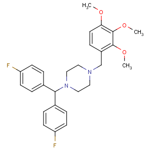 CAS No:101477-55-8;101477-54-7 1-[bis(4-fluorophenyl)methyl]-4-[(2,3,<br />4-trimethoxyphenyl)methyl]piperazine