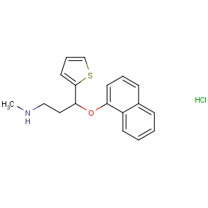 CAS No:116817-11-9;136434-34-9 N-methyl-3-naphthalen-1-yloxy-3-thiophen-2-ylpropan-1-amine