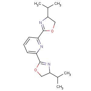 CAS No:118949-61-4;173829-03-3 (4S)-4-propan-2-yl-2-[6-[(4S)-4-propan-2-yl-4,5-dihydro-1,<br />3-oxazol-2-yl]pyridin-2-yl]-4,5-dihydro-1,3-oxazole