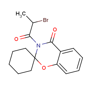 CAS No:158299-05-9;137391-68-5 3-(2-bromopropanoyl)spiro[1,3-benzoxazine-2,1'-cyclohexane]-4-one