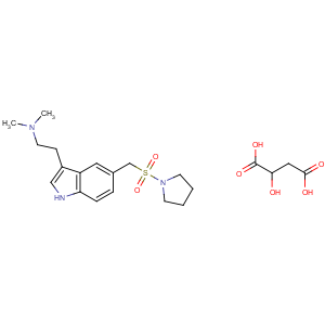 CAS No:181183-52-8;154323-57-6 N,<br />N-dimethyl-2-[5-(pyrrolidin-1-ylsulfonylmethyl)-1H-indol-3-yl]<br />ethanamine