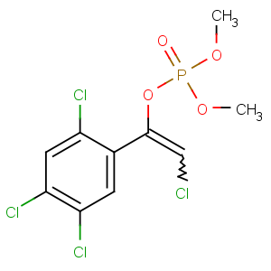 CAS No:961-11-5;22248-79-9;22350-76-1 [(Z)-2-chloro-1-(2,4,5-trichlorophenyl)ethenyl] dimethyl phosphate