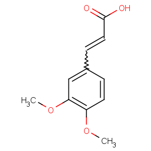 CAS No:2316-26-9;6443-72-7 (E)-3-(3,4-dimethoxyphenyl)prop-2-enoic acid