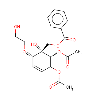 CAS No:10-05-9 [(1s,2s,6r)-5,6-diacetyloxy-1-hydroxy-2-(2-hydroxyethoxy)-1-cyclohex-3 -enyl]methyl benzoate