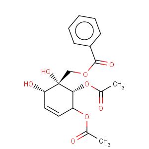 CAS No:10-06-0 [(1s,2s,6r)-5,6-diacetyloxy-1,2-dihydroxy-1-cyclohex-3-enyl]methyl ben zoate