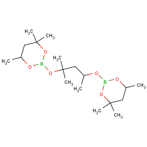 CAS No:100-89-0 1,3,2-Dioxaborinane,2,2'-[(1,1,3-trimethyl-1,3-propanediyl)bis(oxy)]bis[4,4,6-trimethyl-