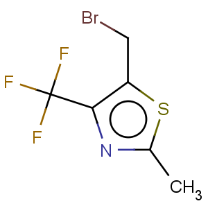CAS No:1000339-73-0 Thiazole,5-(bromomethyl)-2-methyl-4-(trifluoromethyl)-