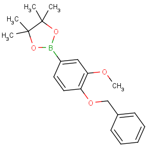 CAS No:1000796-87-1 2-(3-methoxy-4-phenylmethoxyphenyl)-4,4,5,5-tetramethyl-1,3,<br />2-dioxaborolane