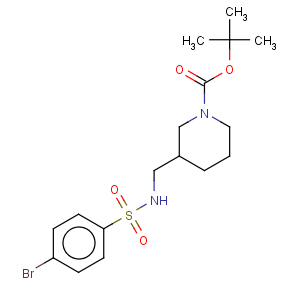 CAS No:1002360-24-8 (S)-1-Boc-3-[(4-Bromo-benzenesulfonylamino)-methyl]-piperidine