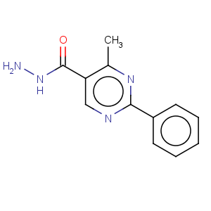 CAS No:100517-70-2 5-Pyrimidinecarboxylicacid, 4-methyl-2-phenyl-, hydrazide