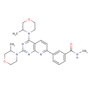 CAS No:1009298-59-2 3-[2,4-bis[(3S)-3-methylmorpholin-4-yl]pyrido[2,<br />3-d]pyrimidin-7-yl]-N-methylbenzamide