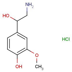 CAS No:1011-74-1 4-(2-amino-1-hydroxyethyl)-2-methoxyphenol