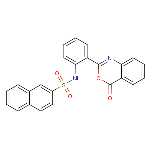 CAS No:10128-55-9 N-[2-(4-oxo-3,1-benzoxazin-2-yl)phenyl]naphthalene-2-sulfonamide