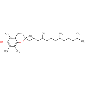 CAS No:10191-41-0 2,5,7,8-tetramethyl-2-(4,8,12-trimethyltridecyl)-3,4-dihydrochromen-6-ol