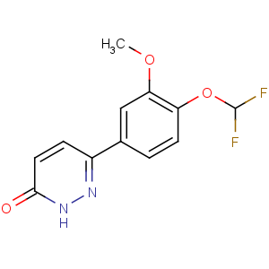 CAS No:101975-10-4 3-[4-(difluoromethoxy)-3-methoxyphenyl]-1H-pyridazin-6-one