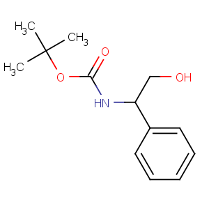 CAS No:102089-74-7 tert-butyl N-[(1R)-2-hydroxy-1-phenylethyl]carbamate