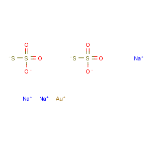 CAS No:10210-36-3 Thiosulfuric acid(H2S2O3), gold(1+) sodium salt (2:1:3), dihydrate (9CI)