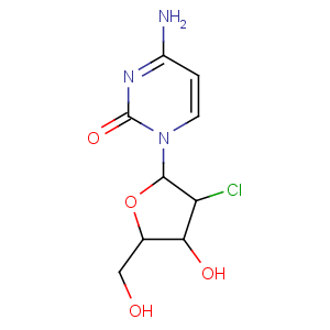 CAS No:10212-19-8 4-amino-1-[(2R,3R,4R,<br />5R)-3-chloro-4-hydroxy-5-(hydroxymethyl)oxolan-2-yl]pyrimidin-2-one