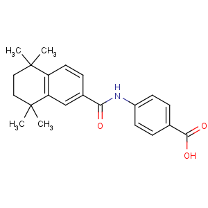 CAS No:102121-60-8 4-[(5,5,8,8-tetramethyl-6,7-dihydronaphthalene-2-carbonyl)amino]benzoic<br />acid