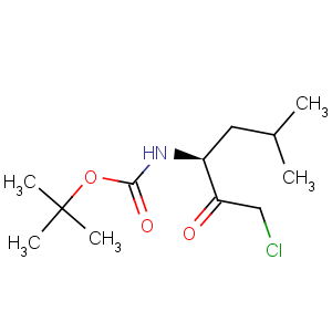 CAS No:102123-85-3 Carbamic acid,[(1S)-1-(chloroacetyl)-3-methylbutyl]-, 1,1-dimethylethyl ester (9CI)