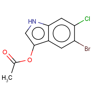 CAS No:102185-48-8 1H-Indol-3-ol,5-bromo-6-chloro-, 3-acetate