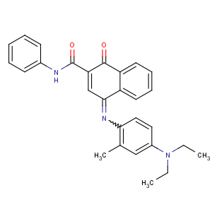 CAS No:102187-19-9 4-[4-(diethylamino)-2-methylphenyl]imino-1-oxo-N-phenylnaphthalene-2-<br />carboxamide