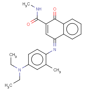 CAS No:102187-53-1 2-Naphthalenecarboxamide,4-[[4-(diethylamino)-2-methylphenyl]imino]-1,4-dihydro-N-methyl-1-oxo-