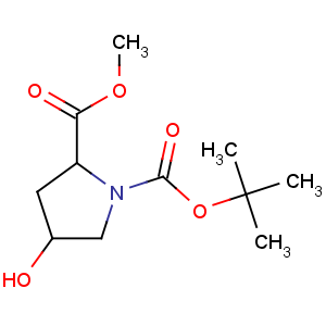 CAS No:102195-79-9 1-O-tert-butyl 2-O-methyl (2S,4S)-4-hydroxypyrrolidine-1,2-dicarboxylate