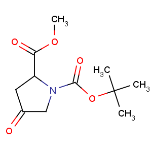 CAS No:102195-80-2 1-O-tert-butyl 2-O-methyl (2S)-4-oxopyrrolidine-1,2-dicarboxylate