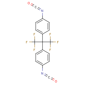 CAS No:10224-18-7 1-[1,1,1,3,3,<br />3-hexafluoro-2-(4-isocyanatophenyl)propan-2-yl]-4-isocyanatobenzene