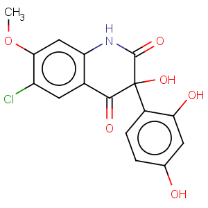 CAS No:102249-30-9 6-Chloro-3-(2,4-dihydroxy-phenyl)-3-hydroxy-7-methoxy-1H-quinoline-2,4-dione