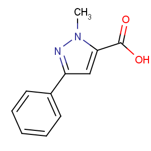 CAS No:10250-64-3 2-methyl-5-phenylpyrazole-3-carboxylic acid
