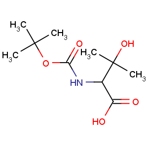 CAS No:102507-13-1 (2S)-3-hydroxy-3-methyl-2-[(2-methylpropan-2-yl)oxycarbonylamino]<br />butanoic acid