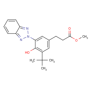 CAS No:102577-46-8 methyl 3-[3-(benzotriazol-2-yl)-5-tert-butyl-4-hydroxyphenyl]propanoate