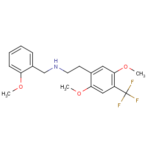 CAS No:1027161-33-6 2-[2,<br />5-dimethoxy-4-(trifluoromethyl)phenyl]-N-[(2-methoxyphenyl)methyl]<br />ethanamine