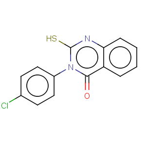 CAS No:1028-40-6 4(1H)-Quinazolinone,3-(4-chlorophenyl)-2,3-dihydro-2-thioxo-