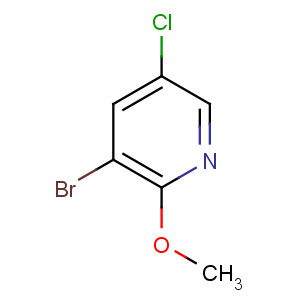 CAS No:102830-75-1 3-bromo-5-chloro-2-methoxypyridine