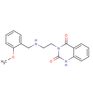 CAS No:1028307-48-3 3-[2-[(2-methoxyphenyl)methylamino]ethyl]-1H-quinazoline-2,4-dione