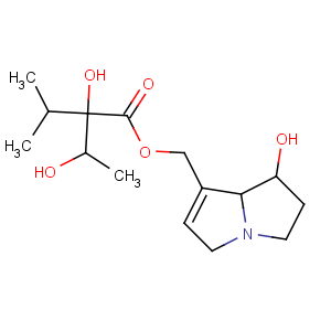 CAS No:10285-07-1 Butanoic acid,2,3-dihydroxy-2-(1-methylethyl)-,[(1R,7aR)-2,3,5,7a-tetrahydro-1-hydroxy-1H-pyrrolizin-7-yl]methyl ester,(2S,3S)-